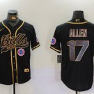 Josh Allen #17 Buffalo Bills Stitched Jersey Black