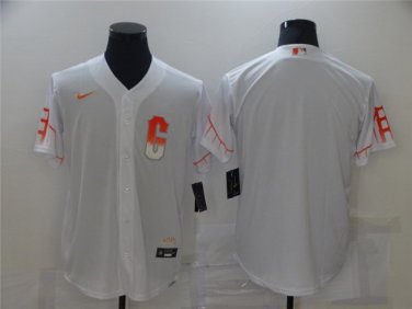 mens & youth Activewear Baseball Uniform San Francisco Giants Blank Jerseys White City Connect Shirt