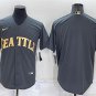 mens & youth Activewear Baseball Uniform Seattle Mariners Blank Jerseys Charcoal 2022 All-Star Shirt