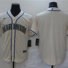 mens & youth Activewear Baseball Uniform Seattle Mariners Blank Jerseys Cream Alternate Player Shirt