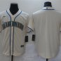 mens & youth Activewear Baseball Uniform Seattle Mariners Blank Jerseys Cream Alternate Player Shirt