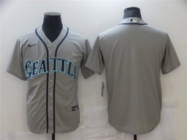 mens & youth Activewear Baseball Uniform Seattle Mariners Blank Jerseys Gray Road Player Game Shirt