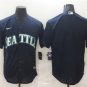 mens & youth Activewear Baseball Uniform Seattle Mariners Blank Jerseys Navy Alternate Player Shirt
