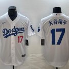 Men's and Youth 大谷翔平 #17 Los Angeles Dodgers Home Player Jersey White