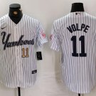 Men's Anthony Volpe #11 New York Yankees Home Player Jersey White