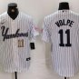 Men's Anthony Volpe #11 New York Yankees Home Player Jersey White