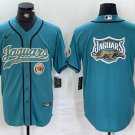 Men's Jacksonville Jaguars Stitched Jersey Teal