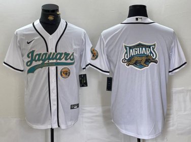 Men's Jacksonville Jaguars Stitched Jersey White