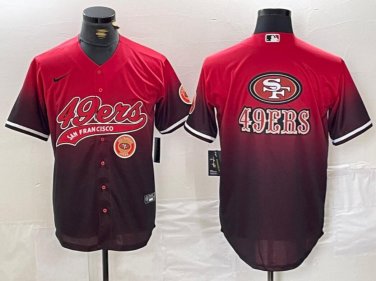 Men's San Francisco 49ers Stitched Jersey Scarlet