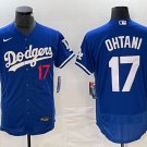 Men's Shohei Ohtani #17 Los Angeles Dodgers Home Elite Player Jersey Royal