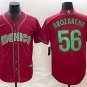 Mexico Uniform 56 Randy Arozarena Jerseys Red 2023 World Baseball Classic Shirt