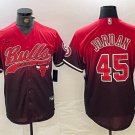 Michael Jordan #45 Chicago Bulls Stitched Jersey Scarlet