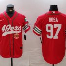 Nick Bosa #97 San Francisco 49ers Stitched Jersey Scarlet