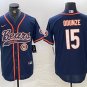 Rome Odunze #15 Chicago Bears Stitched Jersey Navy