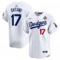 Shohei Ohtani #17 Los Angeles Dodgers 2024 World Series Home Limited Player Jersey - White