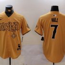 Taysom Hill #7 New Orleans Saints Stitched Jersey Yellow