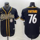 Troy Fautanu #76 Pittsburgh Steelers Stitched Jersey Black