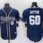 Tyler Guyton #60 Dallas Cowboys Stitched Jersey Navy