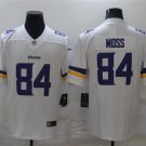 Vikings Uniform #84 Randy Moss Jerseys White Player Game Limited Shirts