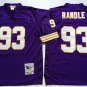 Vikings Uniform #93 John Randle Jersey Vintage Purple Throwback Mesh Shirts