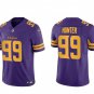 Vikings Uniform #99 Danielle Hunter Jerseys Purple F.U.S.E. Limited Shirts