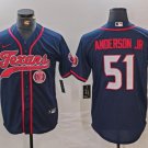 Will Anderson Jr. #51 Houston Texans Stitched Jersey Navy