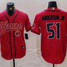 Will Anderson Jr. #51 Houston Texans Stitched Jersey Red