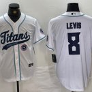 Will Levis #8 Tennessee Titans Stitched Jersey White