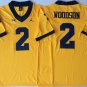 Wolverines Uniform #2 Charles Woodson Jerseys College Gold Limited Shirts
