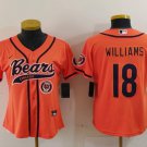 Women's or Youth Caleb Williams #18 Chicago Bears Stitched Jersey Orange