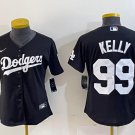 Women's or Youth Joe Kelly #99 Los Angeles Dodgers Home Player Jersey Black