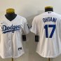 Women's or Youth Shohei Ohtani #17 Los Angeles Dodgers Home Player Jersey White