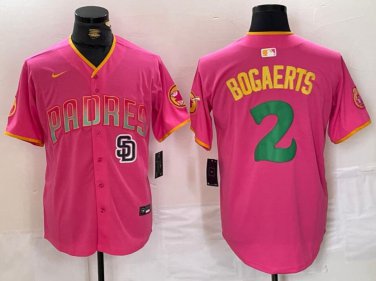 Xander Bogaerts #2 San Diego Padres Limited Fashion Jersey Pink