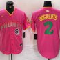 Xander Bogaerts #2 San Diego Padres Limited Fashion Jersey Pink