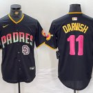 Yu Darvish #11 San Diego Padres Limited Fashion Jersey Black