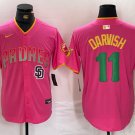 Yu Darvish #11 San Diego Padres Limited Fashion Jersey Pink