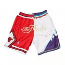 2025 1997 NBA Finals Bulls x Jazz Shorts Red White