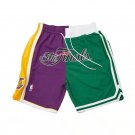 2025 2008 NBA Finals Lakers x Celtics Shorts Purple Green
