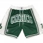 2025 Boston Celtics 2021-22 Kelly Green_White City Edition Shorts