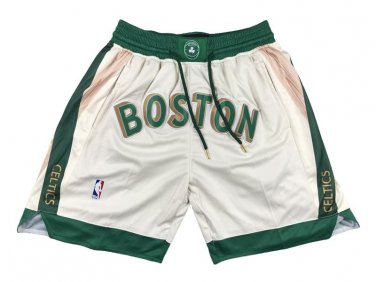 2025 Boston Celtics 2023-24 White City Edition Shorts