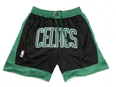 2025 Boston Celtics Black Statement Shorts