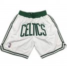2025 Boston Celtics Shorts White