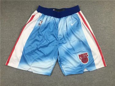 2025 Brooklyn Nets Hardwood Classics Swingman Performance Blue Shorts