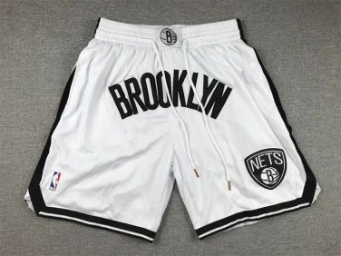 2025 Brooklyn Nets Icon Swingman Shorts &acirc;�� White