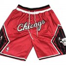 2025 Chicago Bulls _CHICAGO_ Red Basketball Edition Shorts