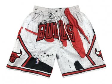 2025 Chicago Bulls 1997-98 Hyper Hoops White Shorts