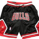 2025 Chicago Bulls Black Red Shorts