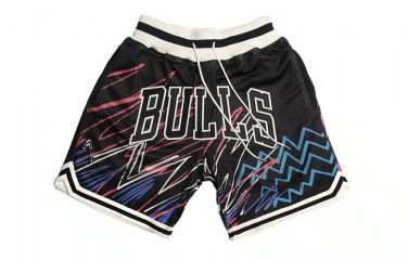 2025 Chicago Bulls Black Sublimated Shorts