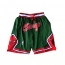 2025 Chicago Bulls Green “Chicago” Shorts