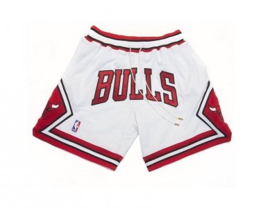 2025 Chicago Bulls Shorts White